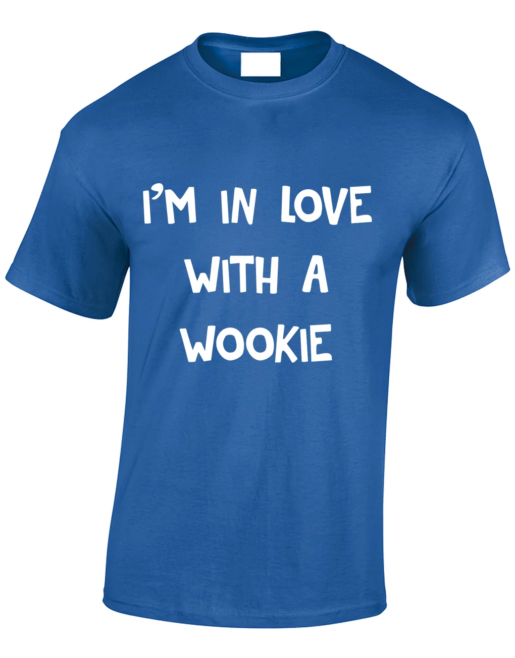 IM IN LOVE WITH A WOOKIE Мужская футболка забавные Звездные штурмовики штурмовские войны S