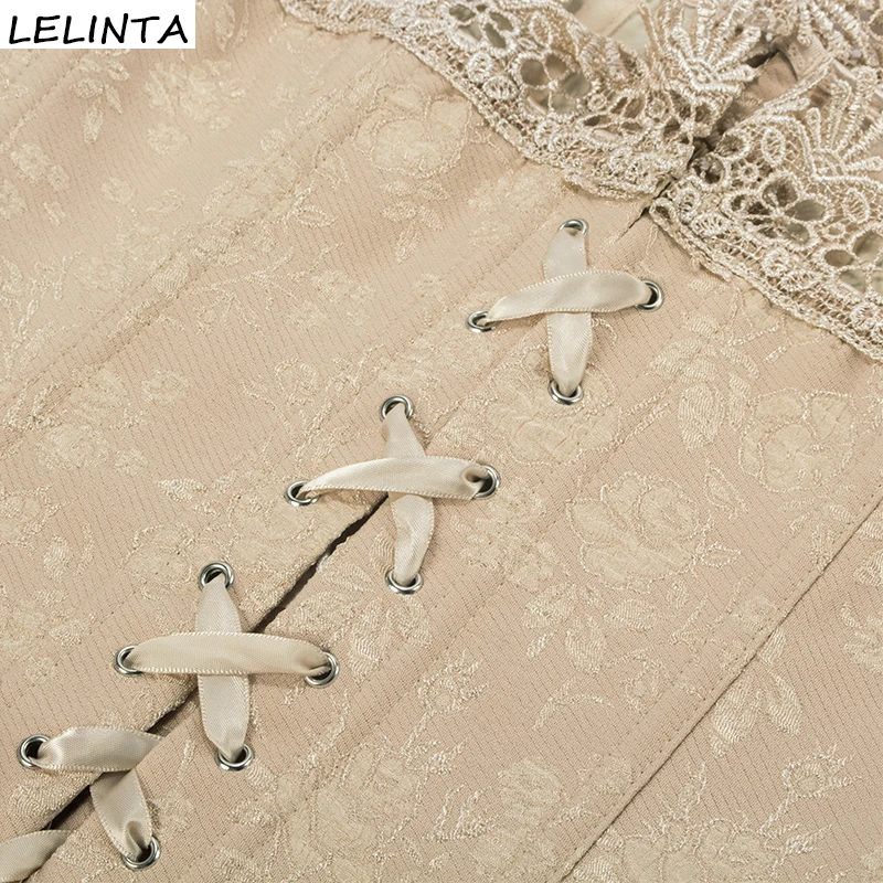 LELINTA Women Waist Trainer Corsets And Bustiers Overbust Sexy Lingerie Lace Up Steampunk Corset Clothing Gothic Corselet LELINTA Women Waist Trainer Corsets And Bustiers Overbust Sexy Lingerie Lace Up Steampunk Corset Clothing Gothic Corselet