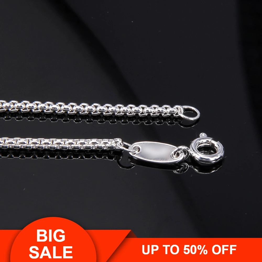 

Thomas Link Chain Necklace with Lobster Clasp Fit TS-Pendant, Width:0.2cm, Fine Jewelry Gift for Women and Men TS-034