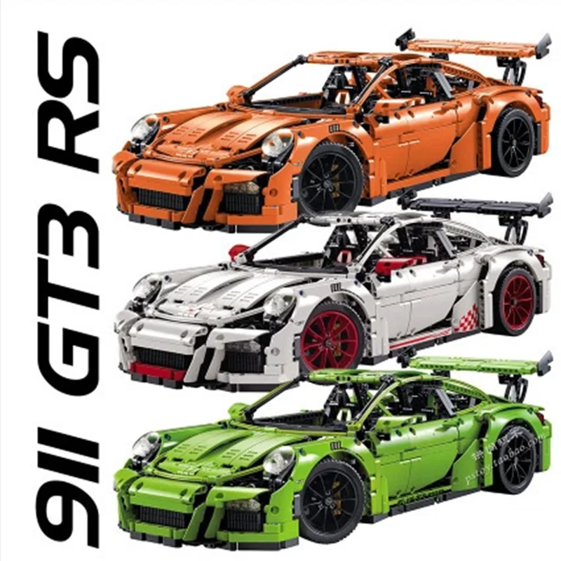 

Technic Supercar Porsches compatible with Legos 42056 lepin 20001 race car bricks model building toy set gift for kids boyfriend