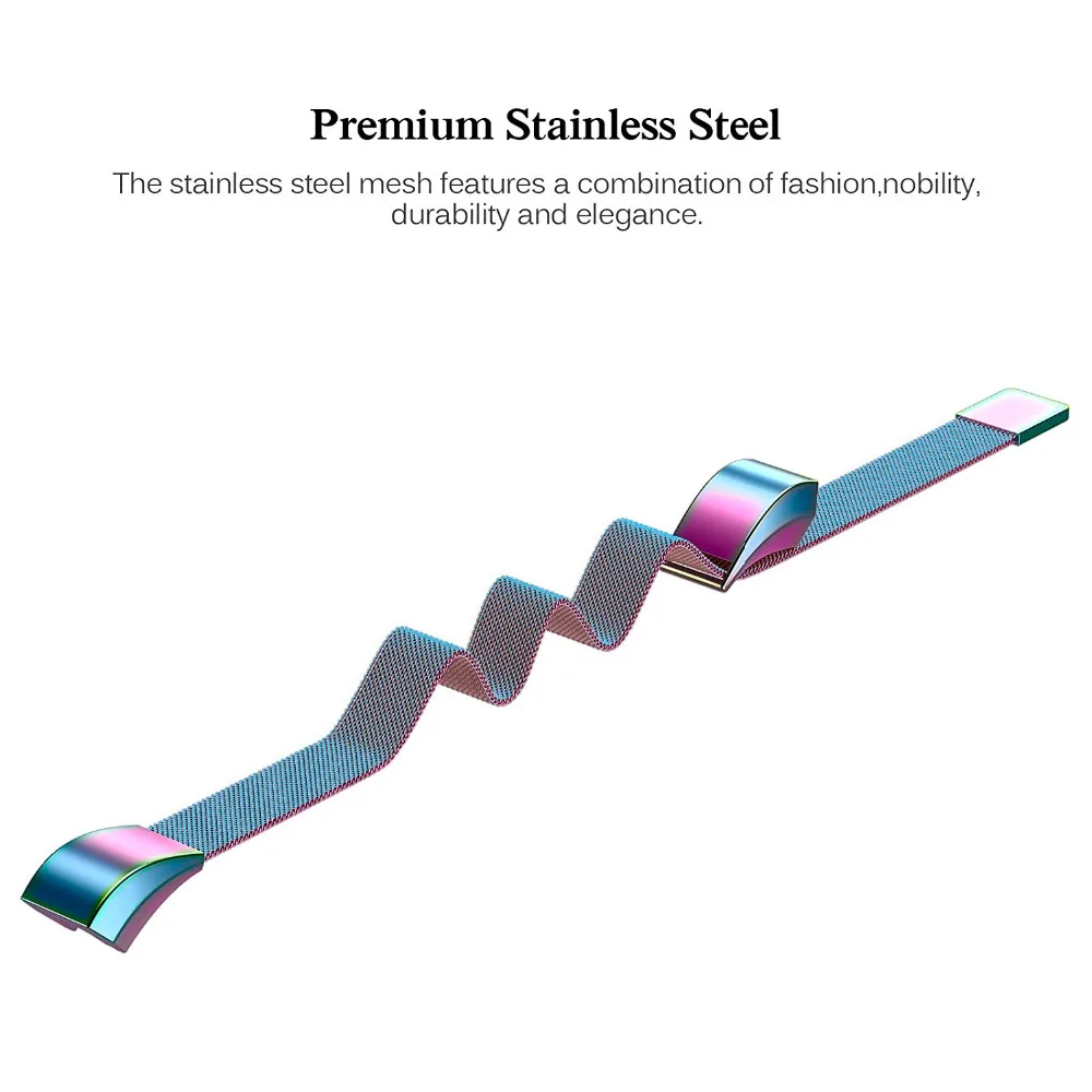 Модный металлический высококачественный сменный ремешок на запястье для Fitbit Браслет Alta HR монитор умные часы аксессуары 10 цветов