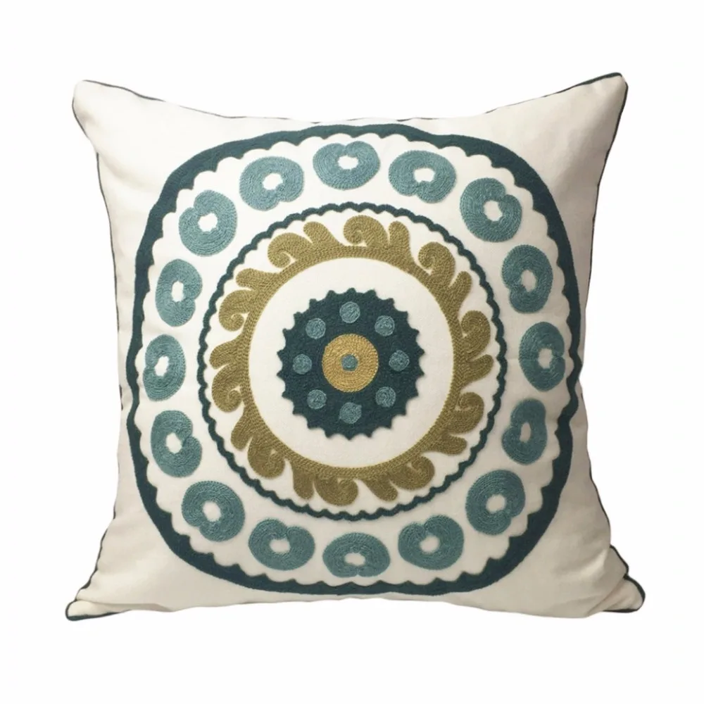 Buy Contemporary Cord Embroidery Circle Modern Canvas