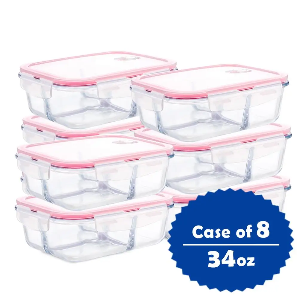 Otor Healthy Material Lunch Box With Compartments Bento Boxes Microwave