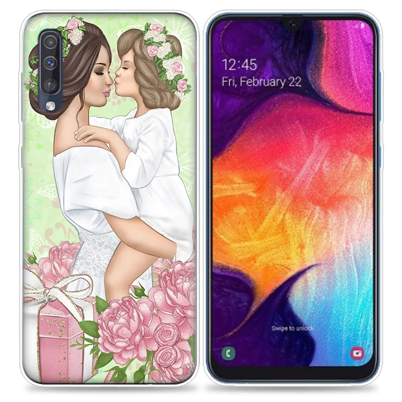 Для мам и детей, девочек queen чехол для samsung A50 A70 A20e A80 A60 A30 A20 A10 A8 A7 A6 плюс A9 мягкий Корпус чехол для телефона в виде ракушки