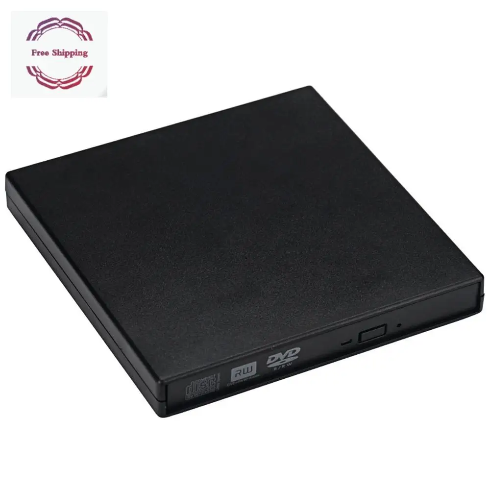 

USB IDE Laptop Notebook CD DVD RW Burner ROM Drive External Case Enclosure External Portable Outdoor Caddy For Laptop CD CR-W