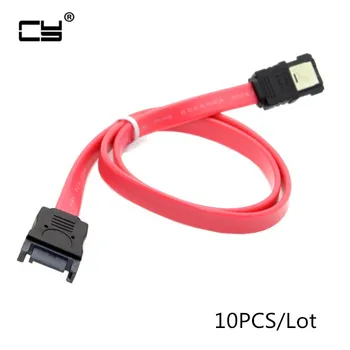

10pcs PS3 Hard disk SATA 7P male to ESATA 7P Female extender extension cable 50cm