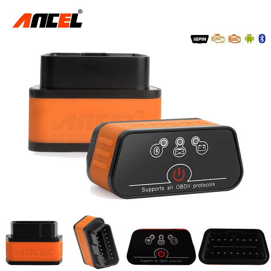 

ELM327 Obd2 Scanner Ancel iCar2 icar 2 Bluetooth Car Diagnostic Code Reader Real V1.5 For Android Phone Torque Diagnostic Tool