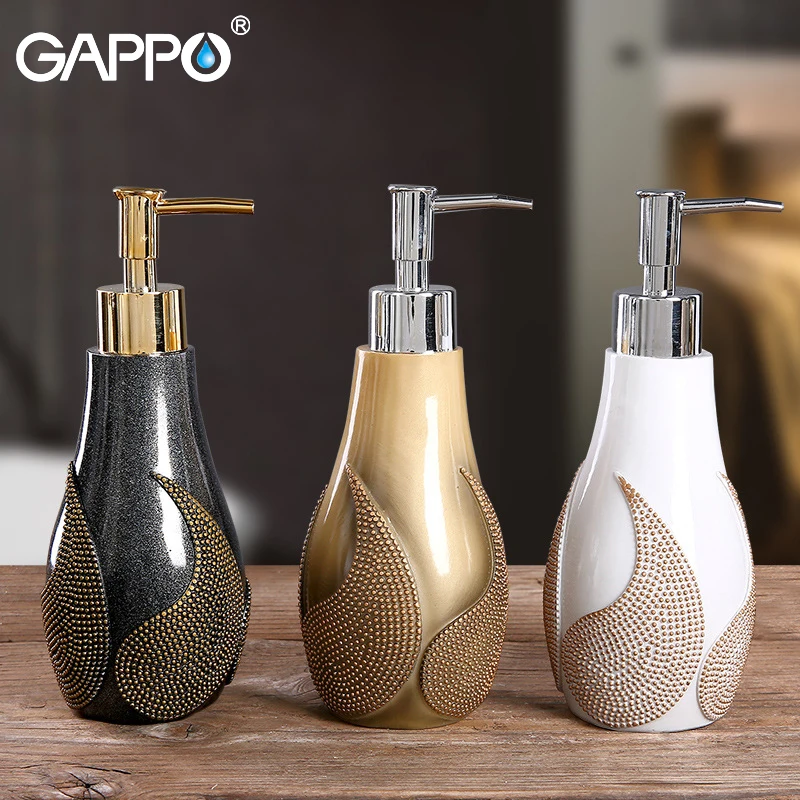 GAPPO liquid soap dispensers resin soap bathroom pump imported resin