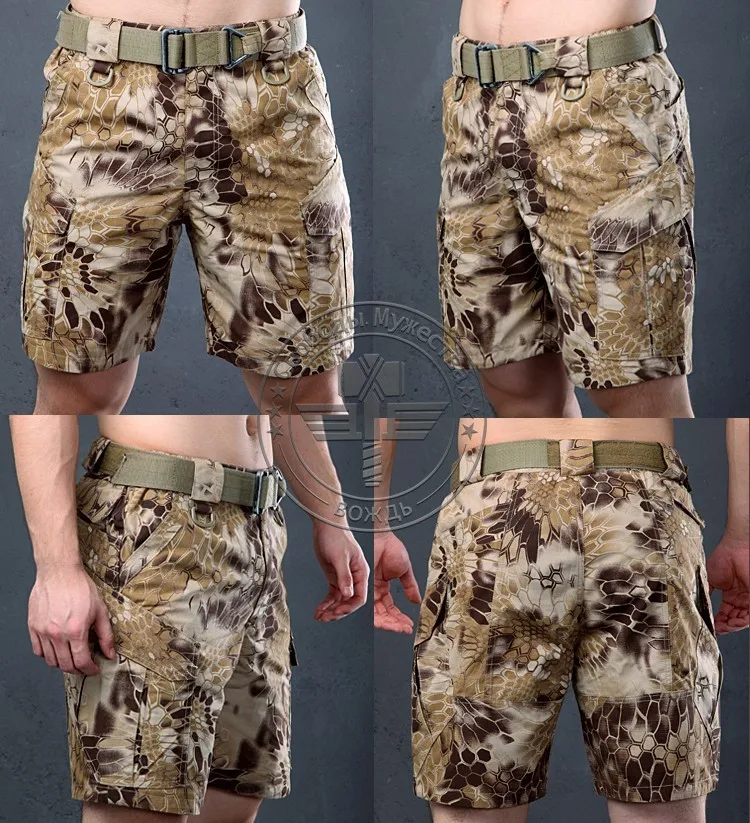 Летние Nomad военные Шорты до колена укороченные штаны для школа Камуфляж Ripstop Kryptek армии Шорты легкий