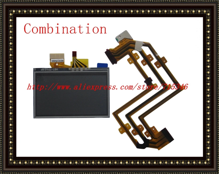 

NEW LCD Display Screen and Cable For SONY SR62E SR82E SR52E SR72E DVD404 DVD405 DVD805 Video Camera Repair Part