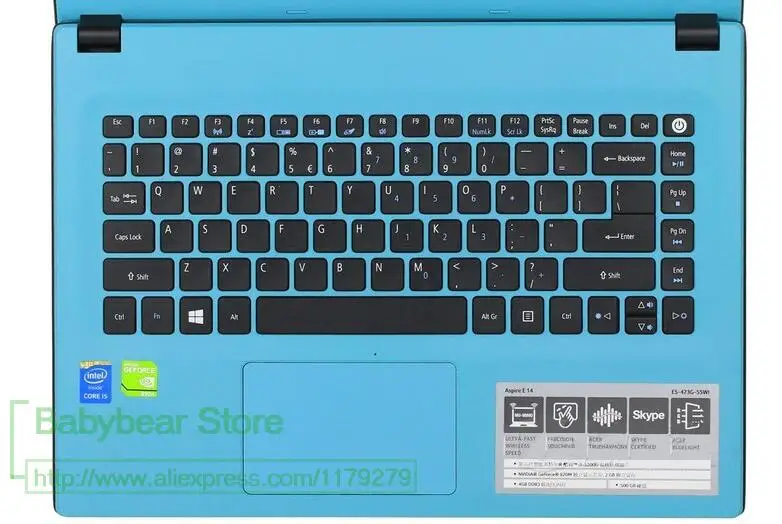 2016 новый силиконовый чехол для клавиатуры ноутбука 14 дюймов Acer Aspire E14 P648 TMP248