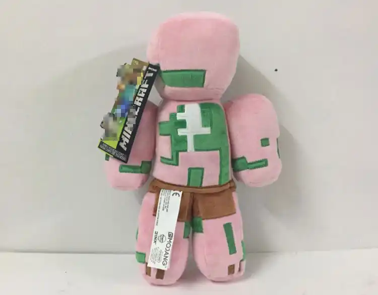 New Genuine Minecrafted Plush Toy 12 Zombie Pigman Stuffed Animal Doll Aliexpress