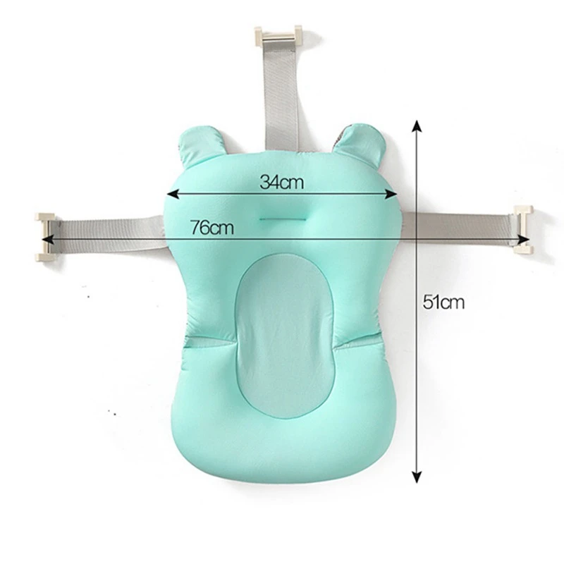 Портативная воздушная подушка для душа для младенцев, нескользящий коврик для ванной, безопасное сиденье для ванной для новорожденных