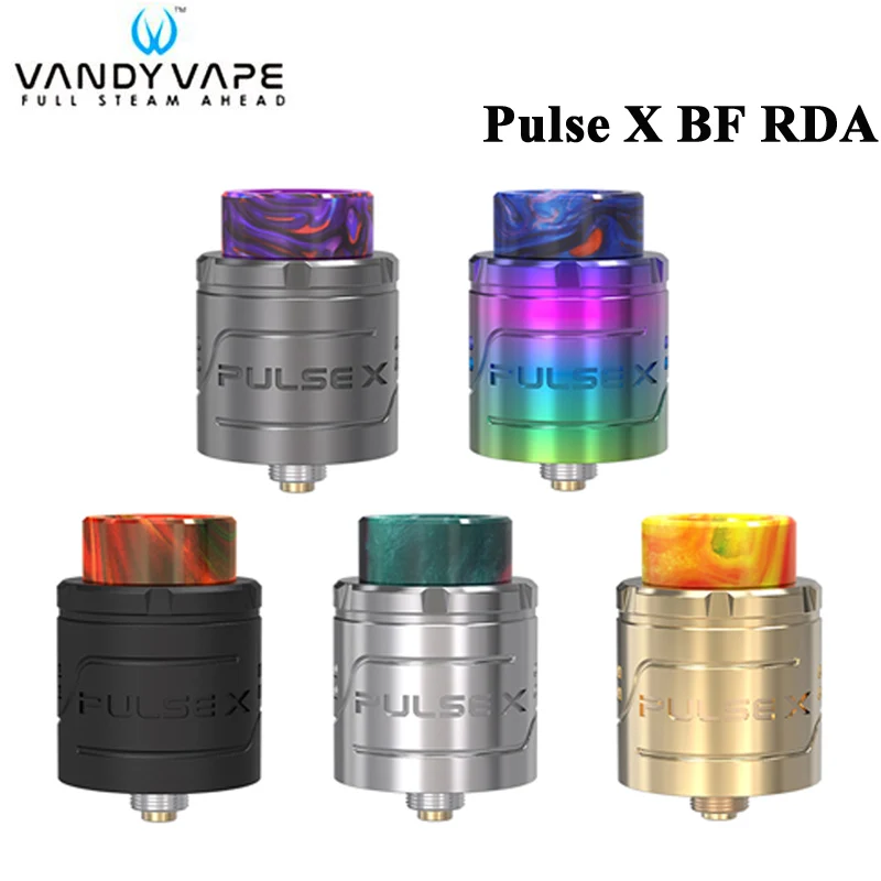 

New Vandy Vape PULSE X BF RDA Tank 2ML Electronic Cigarette Atomizer Vandyvape Top Squonk Feed Vertical Horizontal Build Vape