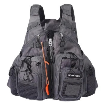 

Fishing Vests Outdoor Sport Safety Waistcoat Survival Utility Vest Fishing Life Vest Men Breathable Swimming Life Jacket
