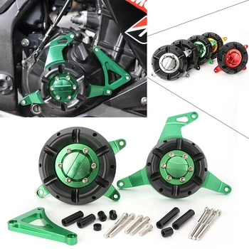 

Z250 Z300 Motorcycle CNC Engine Stator Slider Protective Guard Cover Protector For Kawasaki Ninja 250 300 2013 2014 2015 2016