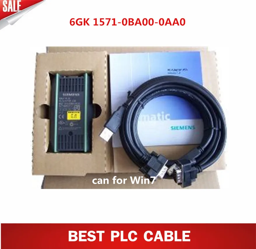 

DHL FREE !! PC Adapter USB A2 Cable for Siemens S7-200/300/400 PLC DP PPI MPI Profibus 6GK 1571-0BA00-0AA0 , WITH CD