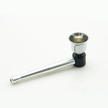 

1Pc Newest Big Smoke Pan Style Tobacco Pipe Metal Portable Creative Smoking Pipes Narguile Hookah Accessory Pipe Christmas Gift