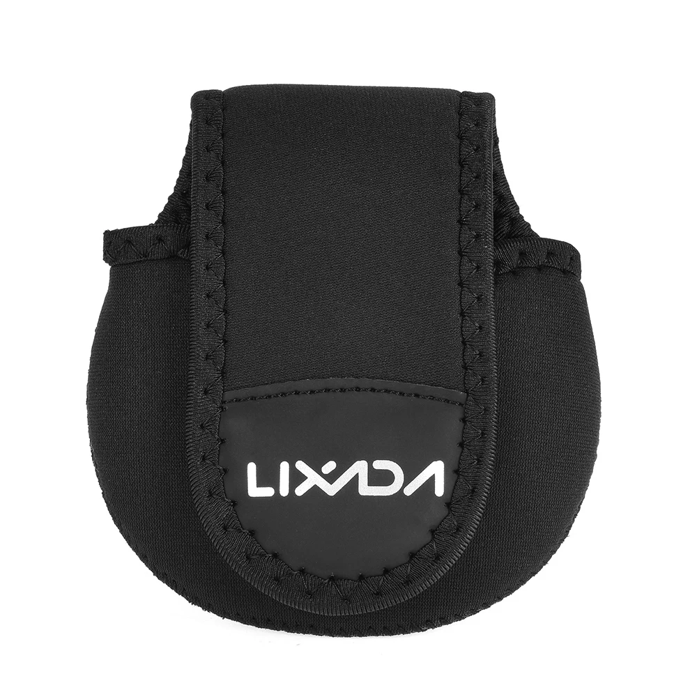 

LIXADA Spinning Wheel Baitcasting Fishing Reel Bag Protective Case Black Fishing Rod Bag Case Fishing Tool Accessory