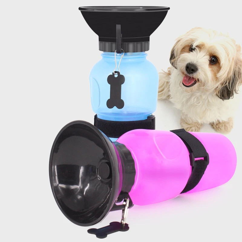 OLN 500ml Dog Drinking Water Bottle Pet Puppy Cat Sport Portable Travel Outdoor Feed Bowl Mug Cup Dispenser | Дом и сад