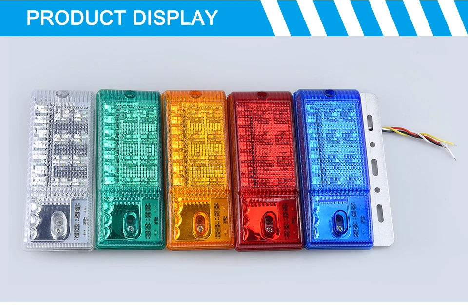 Truck Signal Lights DC 24V LED 6D LED Auto Pickup Bus Lorry Side Marker Indicators Trailer Light Rear Fog DRL Lamp Warning Light (16)