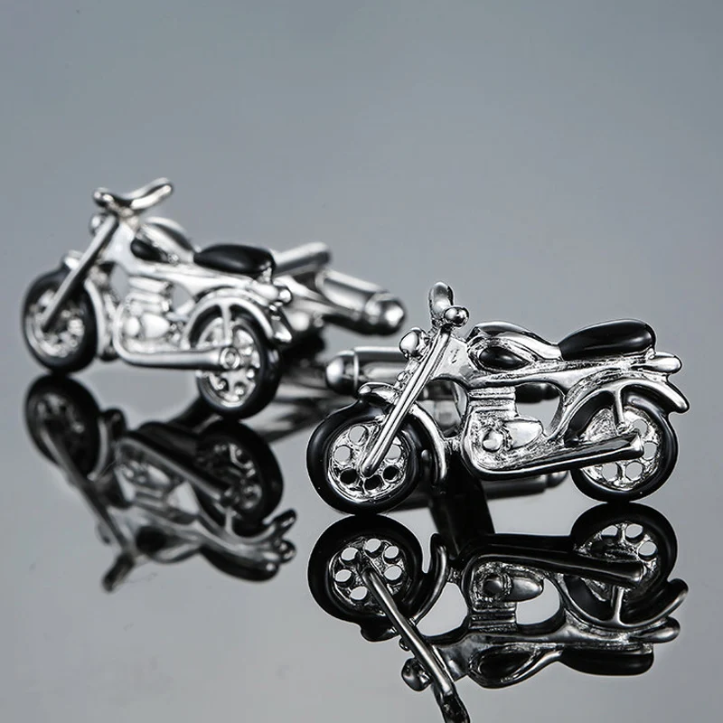 

Free shipping, brand new motorcycle cufflinks men's shirt Cufflinks senior designers carefully create Christmas gifts