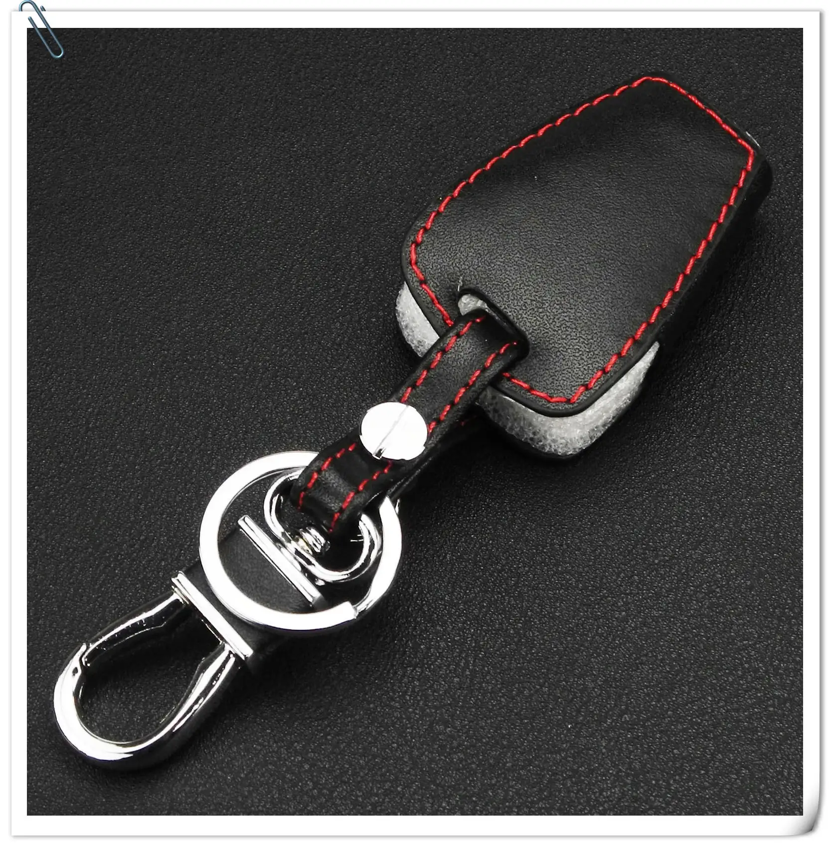 Keyforkess Cover portachiavi in pelle remota per Mercedes Benz A C E S ML CLK SLK classe CLS portachiavi custodia protettiva portachiavi - HTB1ZUcNFCtYBeNjSspaq6yOOFXaR