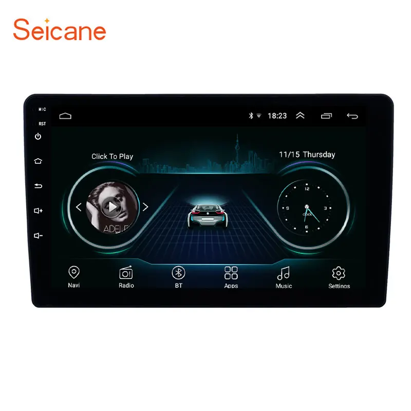 Seicane Android 8,1 9 дюймов автомобильный радиоприемник с навигацией GPS для 2006-2010 hyundai Azera автостерео Поддержка камеры заднего вида Carplay SWC