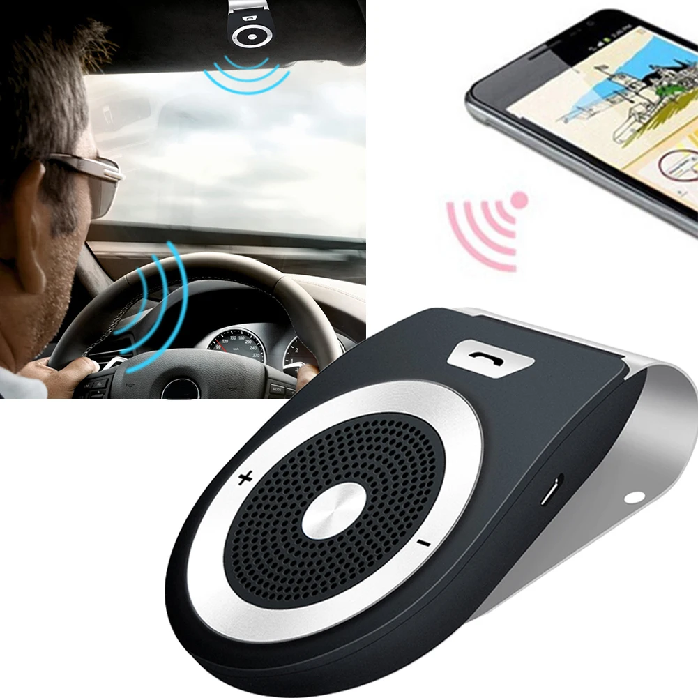 4 языков музыкальный приемник на солнцезащитный козырек Bluetooth подавление шума