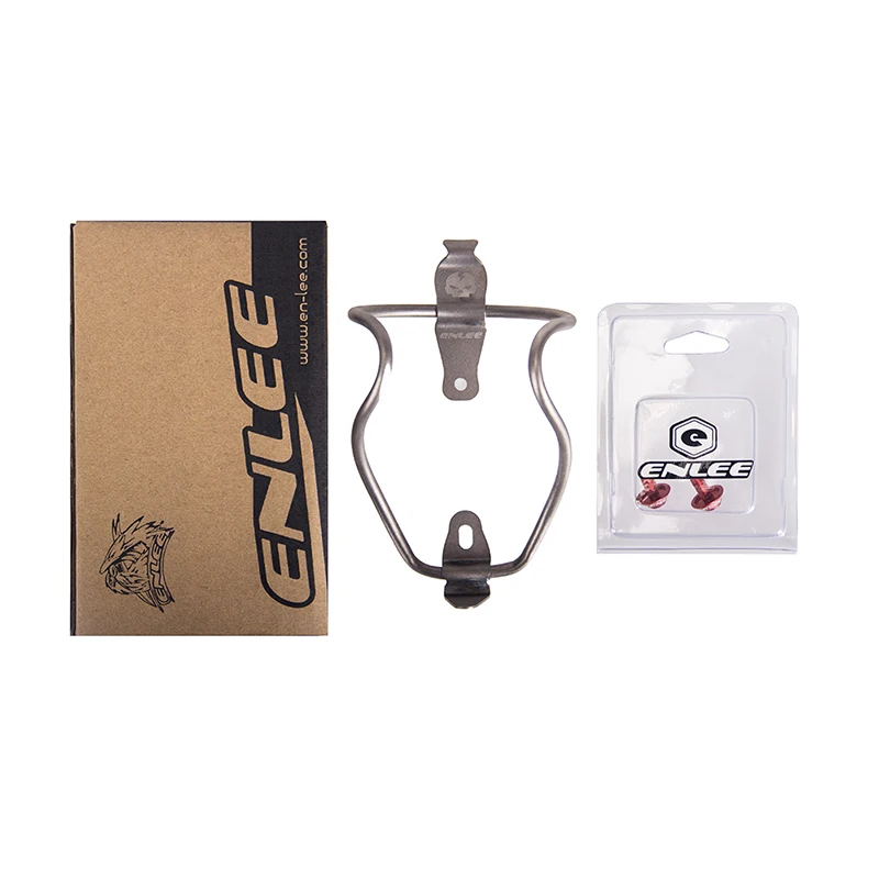 ENLEE Ultralight Durable Bicycle Drink Holder Bottle Cage Titanium