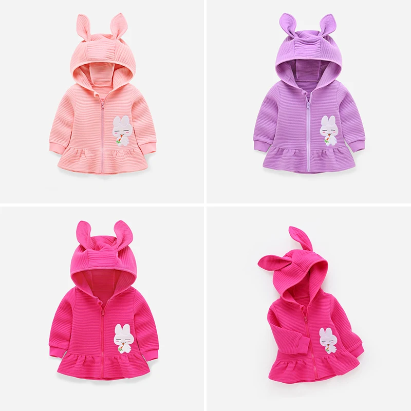Пальто с капюшоном и длинными рукавами для девочек на весну осень.|Куртки пальто|