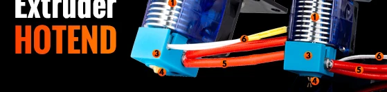 1 шт. высокое качество Тепловой разрыв для E3D V6 HOTEND Vocano нагреватель Блок 1,75 мм нити дистанционного питания трубка 3D принтер аксессуары