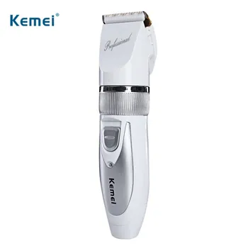 

Kemei Titanium Blade Professional Hair Trimmer Rechargeable Electric Hair Clipper Barber Cutting Machine Shaver Razor