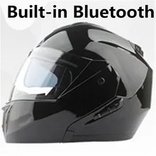 Горячая Bluetooth мотоциклетный шлем встроенный домофон Dot Стандартный шлем Rider BT говорящий с FM радио