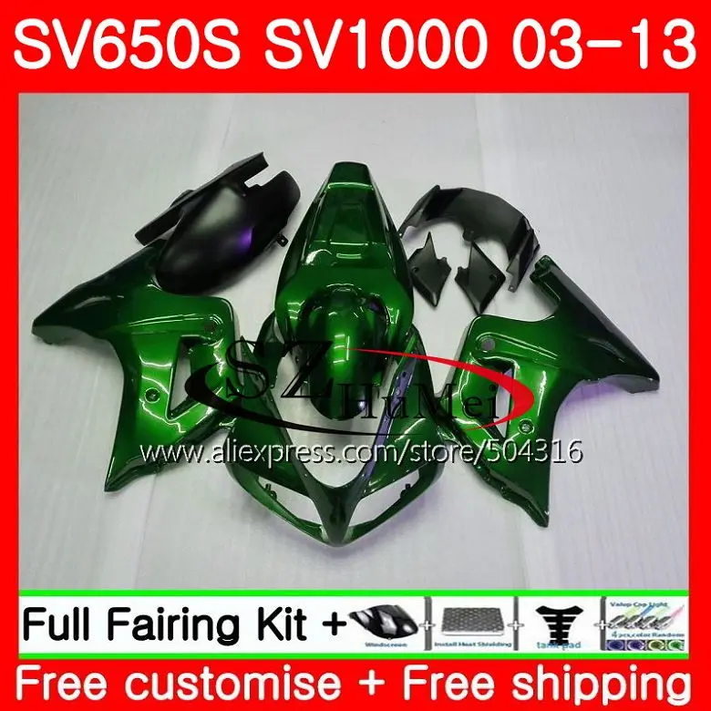 Обтекатели для SUZUKI SV1000S SV650S 03 04 05 06 07 08 09 10 13 106SH1 SV 1000S 650S 2003 2004 2005 2006 2007 2008 2009 2013