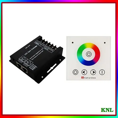 Цвет Мечты RGB полоса сенсорный пульт дистанционного управления Светодиодный переключатель настенный, умный Беспроводной RF пульт RGB синхронизация контроллер DC12V-24V 3CH