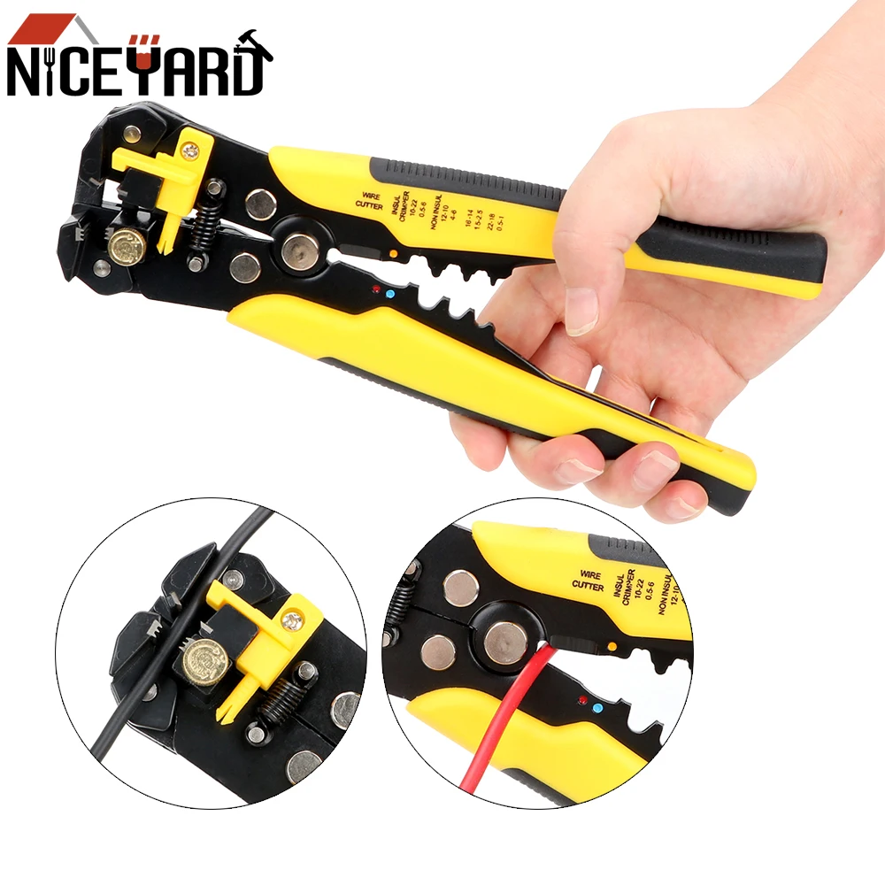 

0.2-6.0mm 2 Tool Automatic Wire Stripper Crimper Cable Cutter Multifunctional Stripping Tools Crimping Pliers Terminal