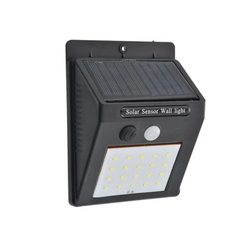 

IVYSHION Home Garden Security Waterproof LED Solar Power PIR Motion Sensor Wall Lights 20 LED Outdoor Energy Saving Street Path