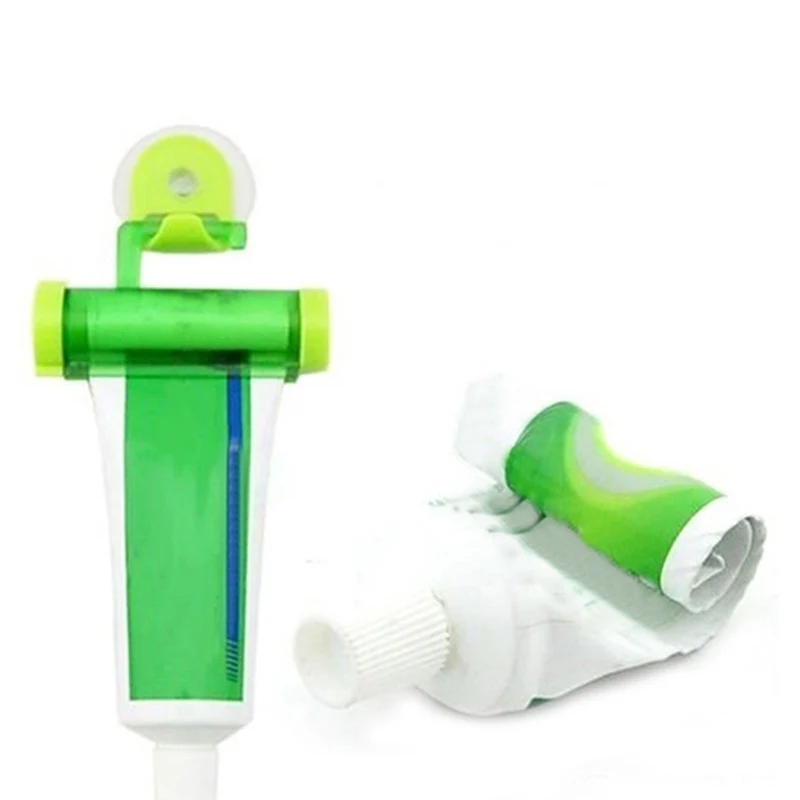 Rolling Squeezer Toothpaste Dispenser Tube Sucker Holder Dental Cream Bathroom Accessories Manual Syringe Dispenser Gadgets