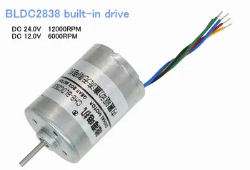 

BLDC2838 built-in drive DC brushless motor,high torque, high speed and low noise DC24.0V 12000RPM DC12.0V 6000RPM