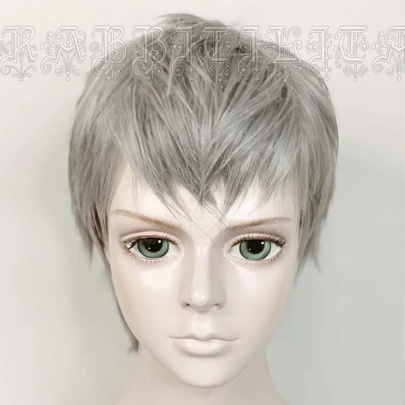 

Devil May Cry 5 DMC Nero Cosplay Hair Super Short Silver Wig