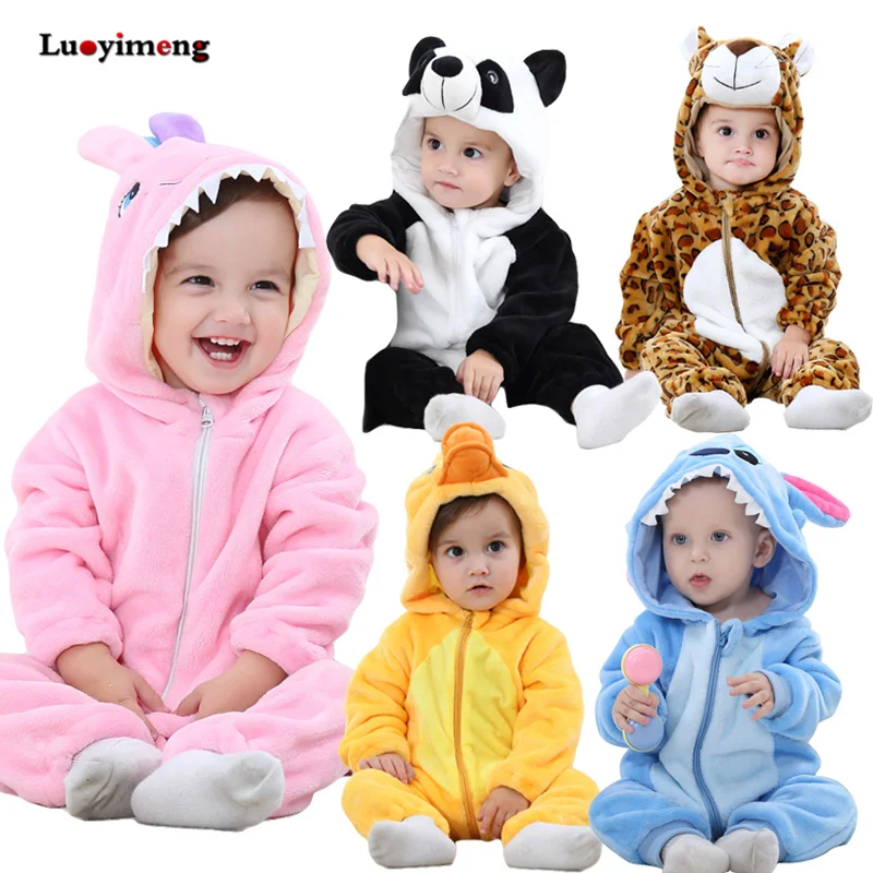 Winter Infant Romper Baby Boys Girls Jumpsuit Newborn Stitch Clothing Hooded Toddler Baby Clothes Overalls Cute Panda Costumes Winter Infant Romper Baby Boys Girls Jumpsuit Newborn Stitch Clothing Hooded Toddler Baby Clothes Overalls Cute Panda Costumes
