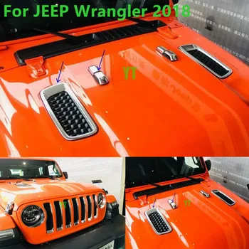 

Machine cover grille sticker trim For JEEP Wrangler 2018 ,8pcs