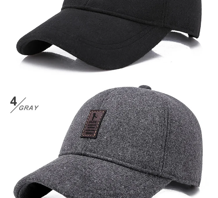 winter baseball cap man