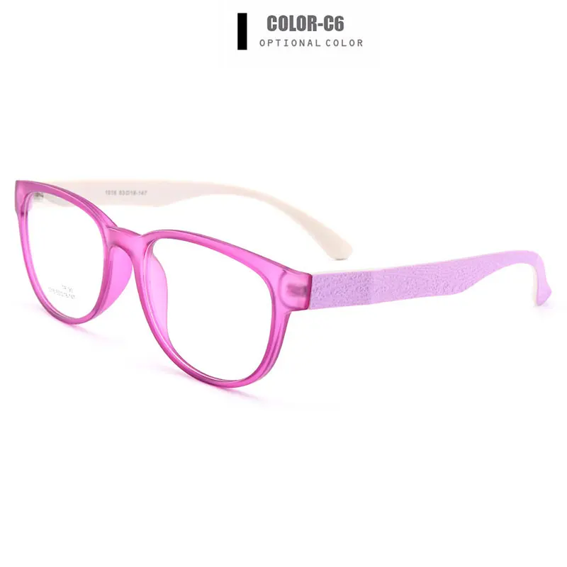 Gmei оптический Urltra-светильник TR90 полный обод женские оптические оправы для очков для девочек пластиковые очки для близорукости 8 цветов на выбор M1016 - Цвет оправы: C6