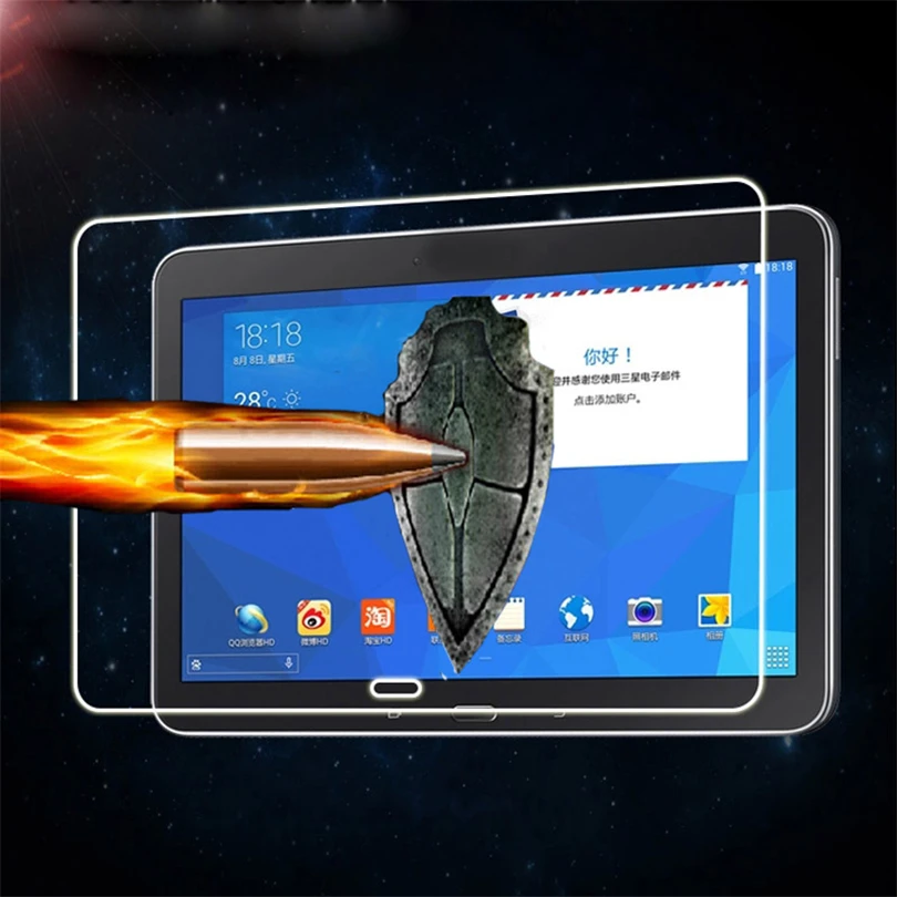 Tempered Glass Screen Film For Samsung Galaxy Tab 4 10.1 SM T530 Tablet