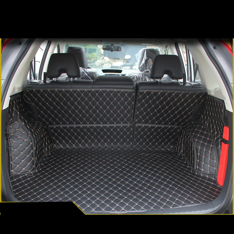 

lsrtw2017 fiber leather car trunk mat for honda crv 2012 2013 2014 2015 2016 4rd generation hodna cr-v