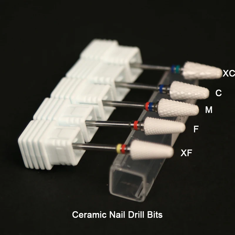 

Ceramic Nail Drill Bit 3/32" Rotary Burr Cutter Bits For Manicure Electric Nail Drill Accessories Nail Tools Nail Mill
