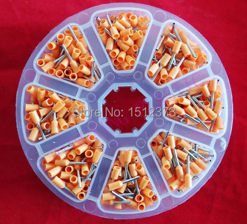 

640pcs/box E0508 cord end insulating terminal 22AWG (0.5 MM 2 ) wire ferrules