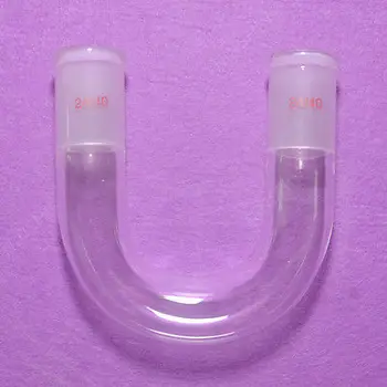 

24/40,U-Shape Glass Connecting Adapter,U-Tube,Both Socke Ground Joint